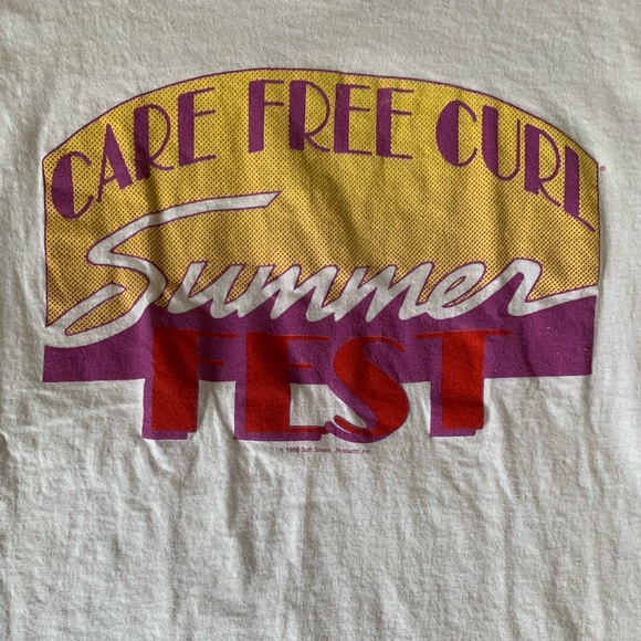 Care Free Curl Summer Fest Vintage T-shirt - Picture 2 of 5